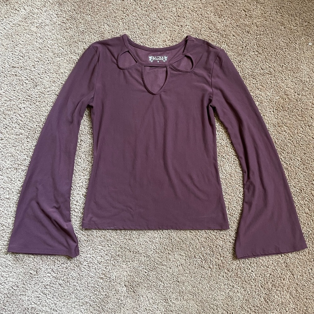 Mudd bell sleeve shirt